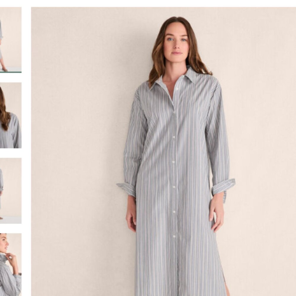 Talbots Haven Well Within Poplin Midi dress